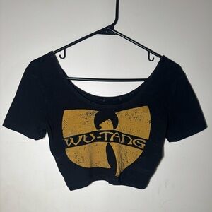 Wu-Tang Clan Black Crop Top